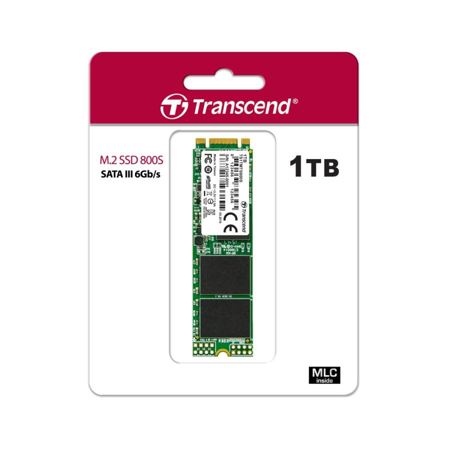 Transcend（トランセンド） SSD TS1TMTS800S [1TB SSD MTS800S M.2