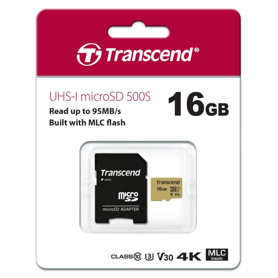 Transcend（トランセンド） マイクロSDカード TS16GUSD500S [16GB