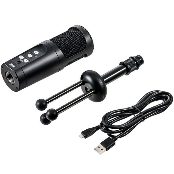 SANWA SUPPLY（サンワサプライ） USBマイク MM-MCU05BK [WEB会議高感度