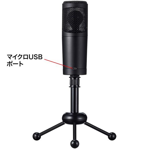 SANWA SUPPLY（サンワサプライ） USBマイク MM-MCU05BK [WEB会議高感度