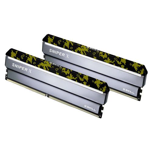 デスクトップ用PCメモリ G.SKILL F4-3600C19D-32GSXKB [Sniper X 32GB (16GBx2) DDR4 3600Mhz (PC4-28800) CL19 1.35V Digital Camo]