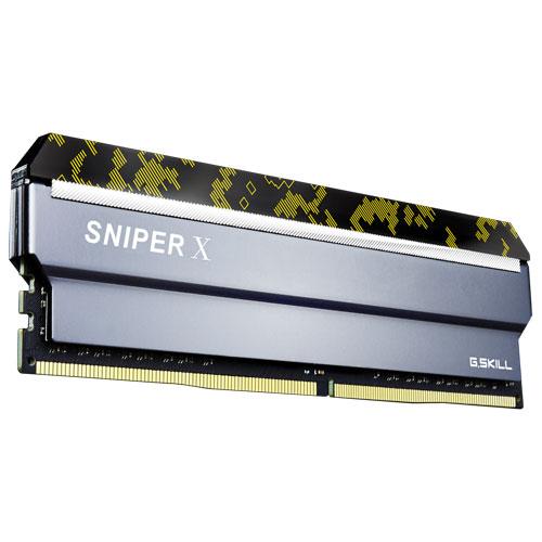 デスクトップ用PCメモリ G.SKILL F4-3600C19D-32GSXKB [Sniper X 32GB (16GBx2) DDR4 3600Mhz (PC4-28800) CL19 1.35V Digital Camo]