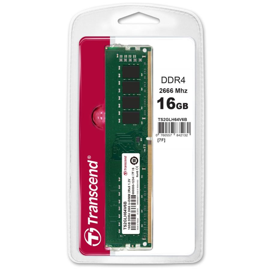 Transcend（トランセンド） デスクトップ用PCメモリ TS2GLH64V6B [16GB
