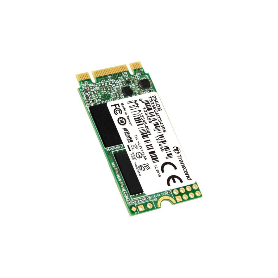 SSD トランセンド TS256GMTS430S [256GB SSD MTS430S M.2 Type 2242 SATA-III DDR3キャッシュ 3D TLC NAND 5年保証]01