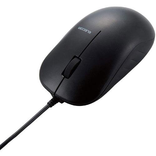 USBマウス エレコム M-K7URBK/RS [高耐久マウス/USB光学式有線マウス/3ボタン/ブラック]｜etrend-y