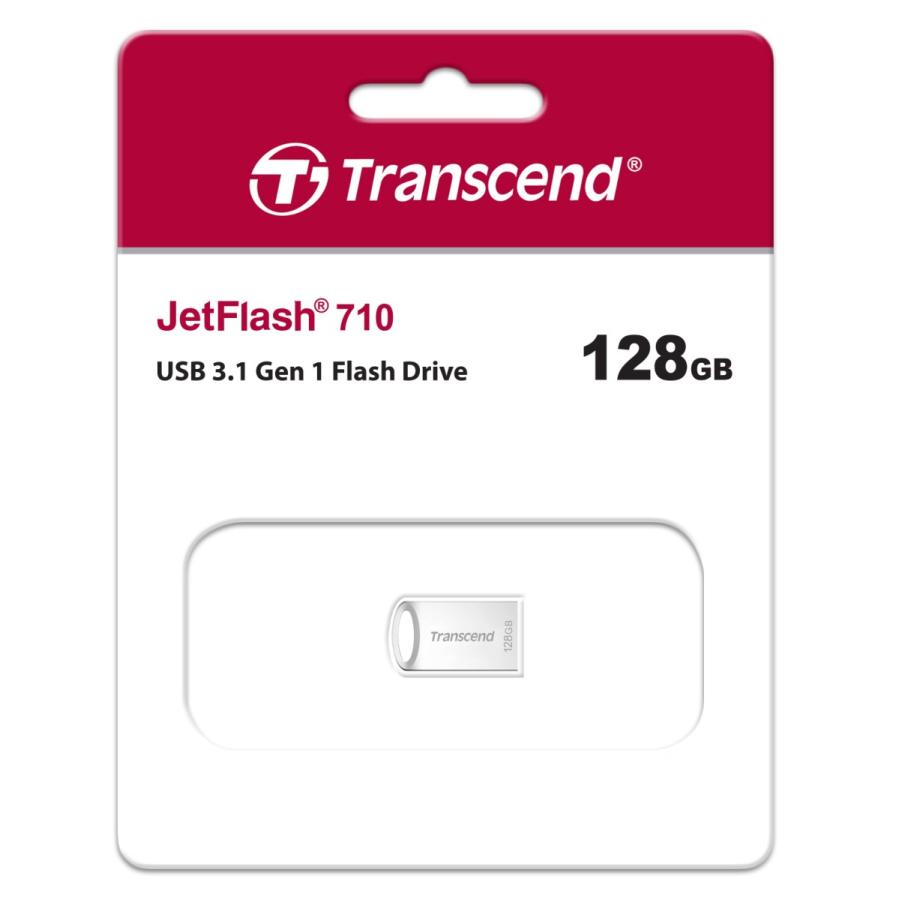 USBメモリ トランセンド TS128GJF710S [128GB USBメモリ JetFlash 710 Silver USB 3.1 Gen 1]  :1194592:イートレンドヤフー店 - 通販 - Yahoo!ショッピング