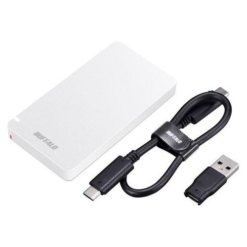 ポータブルSSD バッファロー SSD-PGM1.9U3-W/N [ポータブルSSD USB3.2 