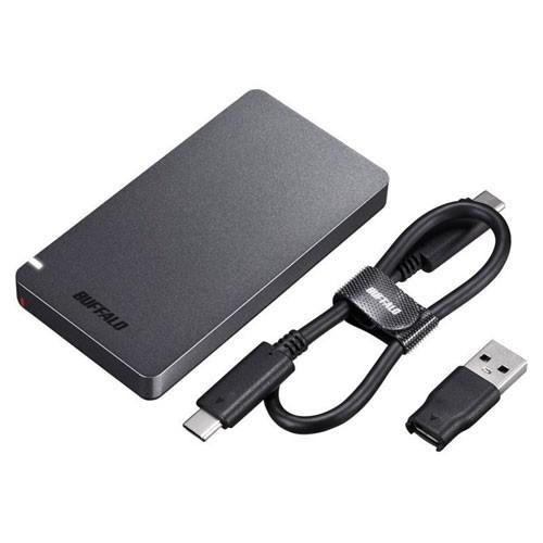 BUFFALO（バッファロー） ポータブルSSD SSD-PGM480U3-B/N [ポータブル