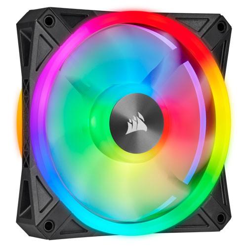 PC冷却ファン コルセア CO-9050097-WW [iCUE QL120 RGB 120mm PWM Single Fan]｜etrend-y