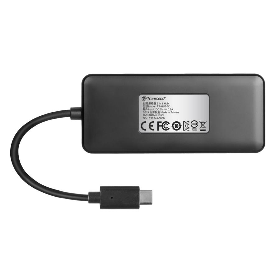 USBハブ トランセンド TS-HUB5C [USB PD 60W充電対応 USB HUB (USB 3.1 Type-C、USB 3.0 Type-A x2、USB PD 充電、SD/microSD)]｜etrend-y｜03
