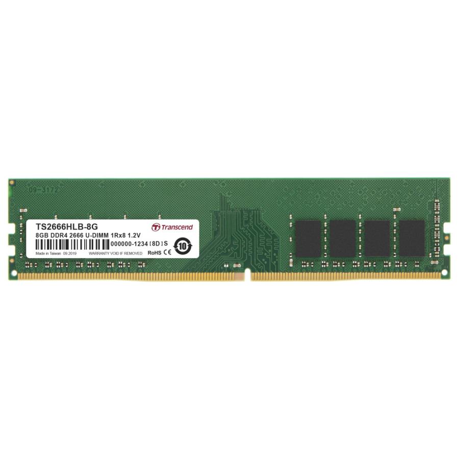 トランセンドジャパン メモリ 8GB TS2666HLB-8G Transcend（トランセンド） デスクトップPC用メモリ TS2666HLB-8G [8GB