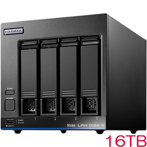 【値下げ可】IODATA HDL4-XA16 10GbE 4ドライブ NAS I-O DATA（アイ・オー・データ機器） NAS アイオーデータ HDL4-XA HDL4