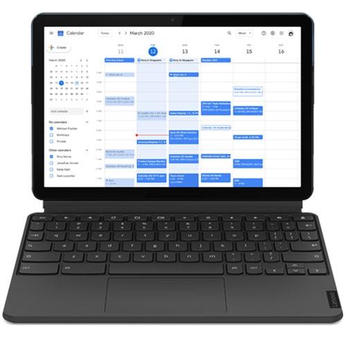 Chromebook本体 Lenovo Chromebook ZA6F0038JP 128GB ノートパソコン IdeaPad Duet Chromebook アイスブルー + アイアン