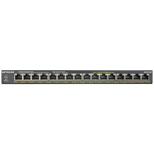 NETGEAR（ネットギア） スイッチングハブ NETGEAR GS316P-100AJS [PoE 