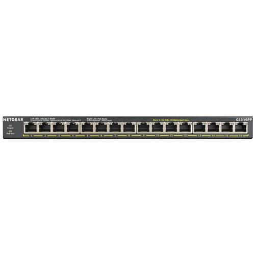 NETGEAR（ネットギア） スイッチングハブ NETGEAR GS316PP-100AJS [PoE