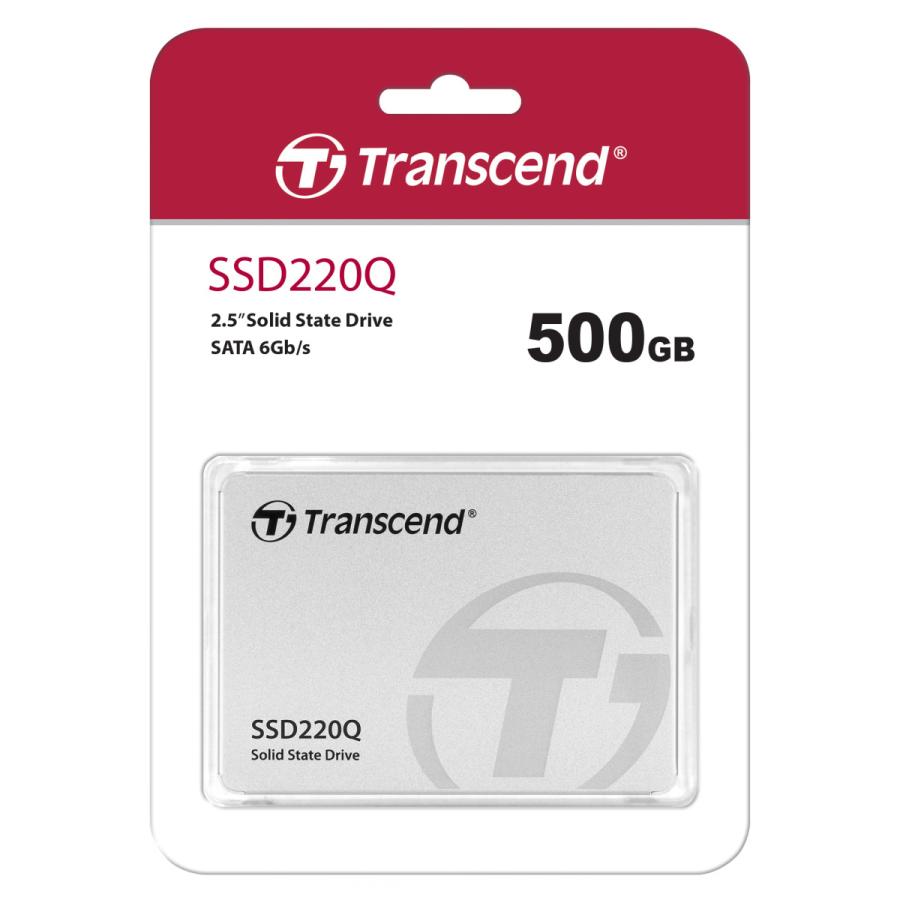 Transcend（トランセンド） SSD TS500GSSD220Q [500GB SSD220Qシリーズ