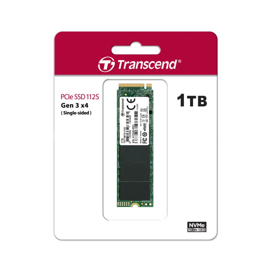 Transcend（トランセンド） SSD TS1TMTE112S [1TB PCIe SSD 112S M.2 