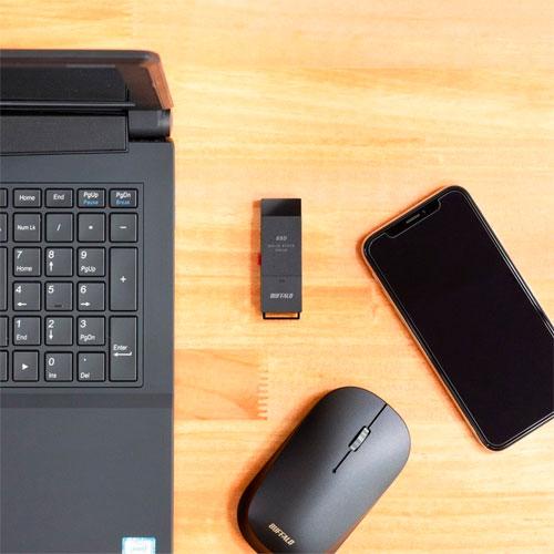 BUFFALO（バッファロー） ポータブルSSD SSD-PUT250U3BC/D [外付けSSD