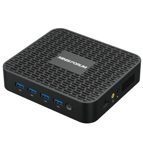 スリムデスクトップPC MINISFORUM GK41-8/128-W10Pro(J4125) [小型PC Celeron J4125/8GB/SSD 128GB (M.2 SATA)/GbE/11ac/Win10 Pro 64]