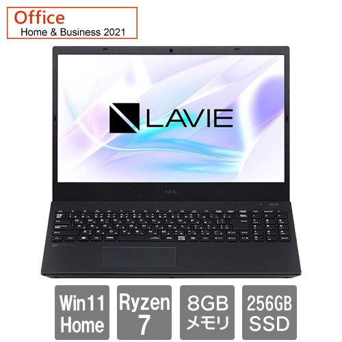 ノートPC NEC PC-SN18BBDDS-D [LAVIE Smart N15(Ryzen7 15.6FHD 8GB SSD256 DVD WiFi6 W11 H&B2021 BK)] | LAVIE Smart