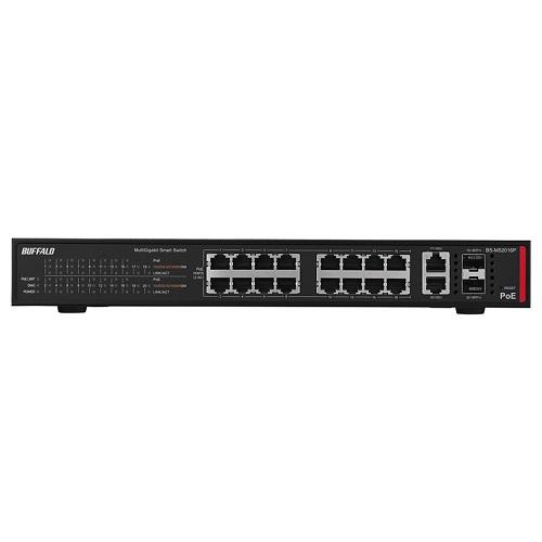 BUFFALO（バッファロー） スイッチングハブ BS-MS2016P [法人向け PoE