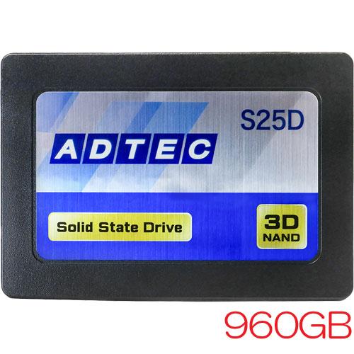 ADTEC（アドテック） SSD ADC-S25D1S-960G [960GB SSD 2.5inch SATA