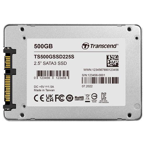 Transcend（トランセンド） SSD TS500GSSD225S [500GB SSD225S 2.5