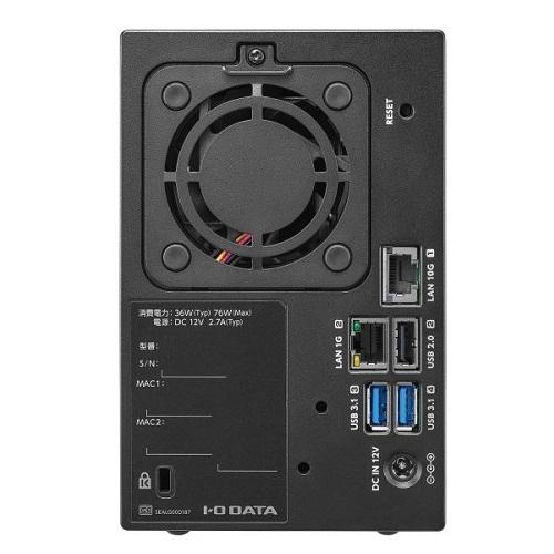 NAS アイオーデータ HDL2-XAB HDL2-XA16B [10GbE&マルチギガ Linux 2ドライブNAS 16TB]_2
