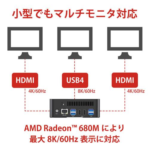 MINISFORUM スリムデスクトップPC MINISFORUM UM690-16/512-W11Pro
