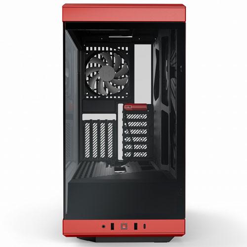 (新品未使用￼￼)HYTE Y40 赤 パノラマケース PCケース HYTE Y40 Red [ATX ピラーレス式パノラマガラス搭載 レッド