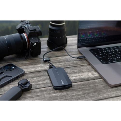 BUFFALO（バッファロー） ポータブルSSD SSD-PHP2.0U3-BA [PC対応 USB3