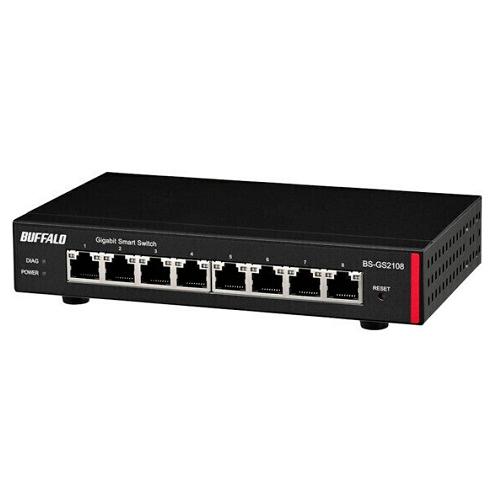 BUFFALO（バッファロー） スイッチングハブ BS-GS2108 [法人向け
