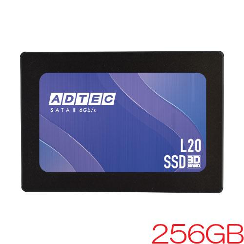 新品　未開封　256ギガSSD ADTEC AD-L20DS25I-256G ADTEC（アドテック） SSD AD-L20DS25I-256G [256GB SSD 2.5inch SATA