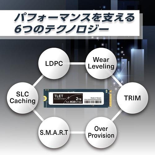 東芝エルイートレーディング 内蔵SSD TLD-M2B TLD-M2B01T3BA [内蔵SSD