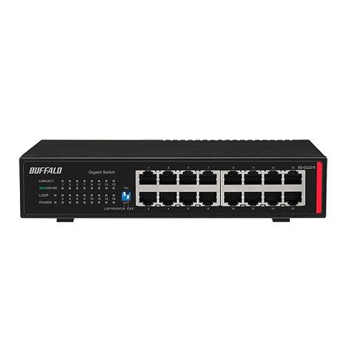 BUFFALO（バッファロー） スイッチングハブ BS-GU2216 [法人向け L2