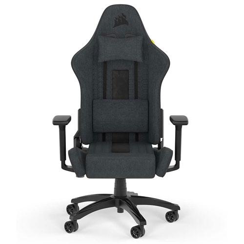 ゲーミングチェア　コルセア　CF-9010052-WW [TC100 RELAXED Gaming Chair - Fabric Black/Grey] | CORSAIR