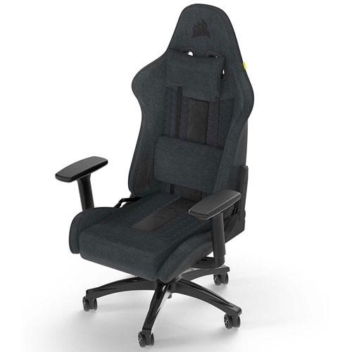 ゲーミングチェア　コルセア　CF-9010052-WW [TC100 RELAXED Gaming Chair - Fabric Black/Grey] | CORSAIR | 08