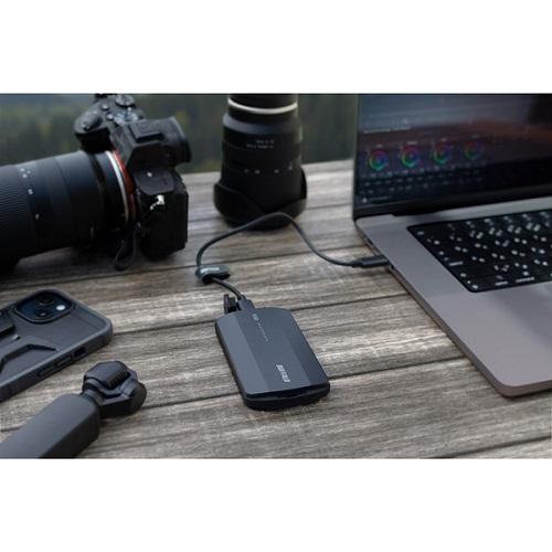 ポータブルSSD バッファロー SSD-PHP1.0U3BA/D [MiniStationSSD ポータブルSSD 1TB]の画像