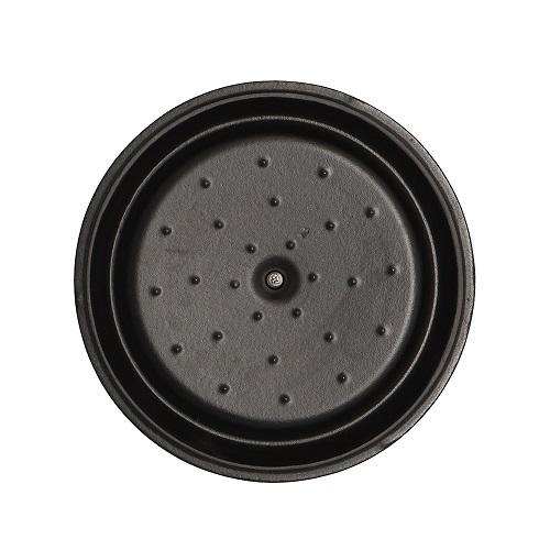 【未使用】LAVAラウンドキャセロール24cmマジョリカホワイト ラウンドキャセロール LAVA LV0101 [ラウンドキャセロール24cm