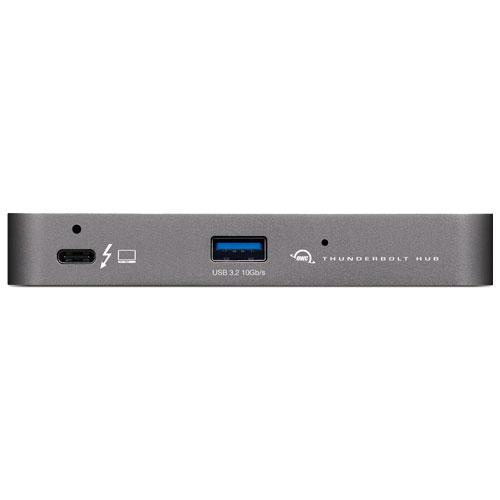 OWC Thunderbolt 4 Hub (Modello OWCTB4HUB5P) - Stazione Di Accoglienza Con Cavo Incluso, Colore Grigio