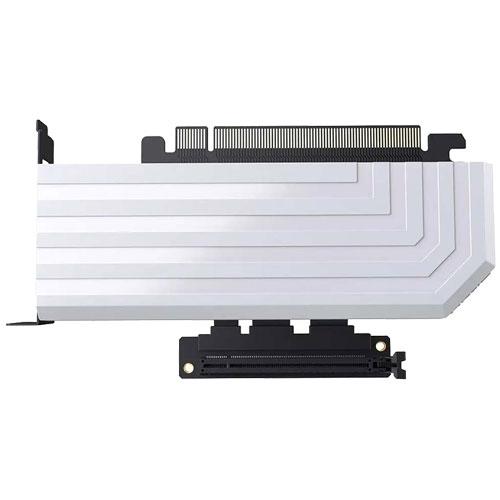 HYTE PCIE40 4.0 ライザーケーブル WHITE 200mm 延長ケーブル HYTE PCIE40 4.0 Luxury Riser Cable WHITE [PCIe x16