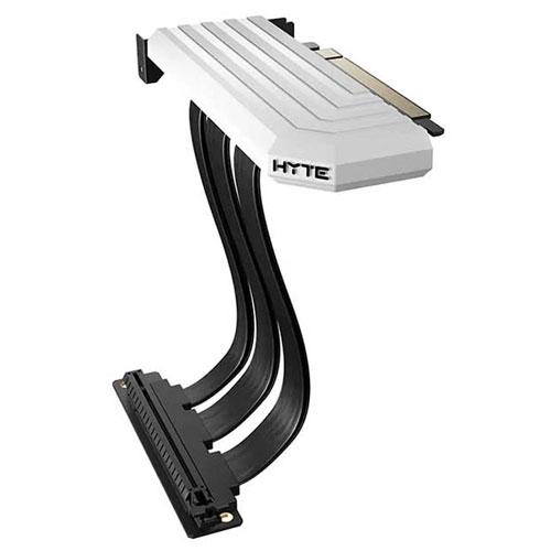 延長ケーブル HYTE PCIE40 4.0 Luxury Riser Cable WHITE [PCIe x16