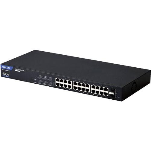 ELECOM EHB-SG2C24F-PLスイッチングハブ24ポート　⚫︎ ELECOM（エレコム） スイッチングハブ EHB-SG2C24F-PL [スイッチング