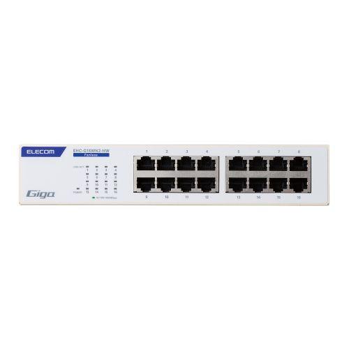ELECOM（エレコム） スイッチングハブ EHC-G16MN2-HW [Giga対応