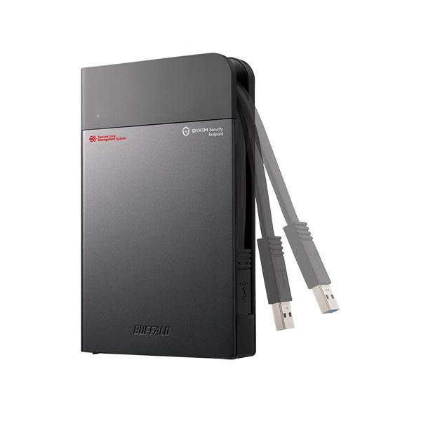 ポータブルSSD バッファロー SSDS-PZ1.0EV [法人向強制暗号化VC耐衝撃ポータブルSSD 1TB]