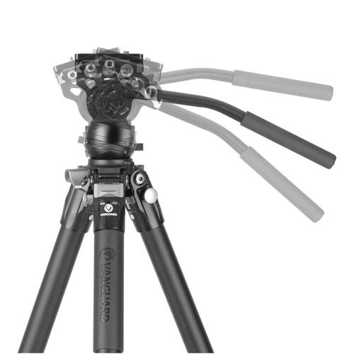 三脚 VANGUARD ALTA PRO 3VL 264AV14 [アルミプロフェッショナルビデオ三脚 4段 VEO PV-14 ビデオ雲台付 三脚ケース付]の画像