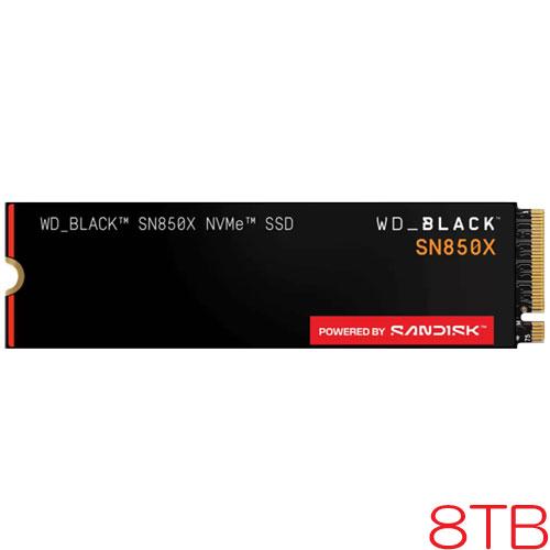 WD Black SSD ウエスタンデジタル WDS800T2X0E [WD_BLACK SN850X NVMe 