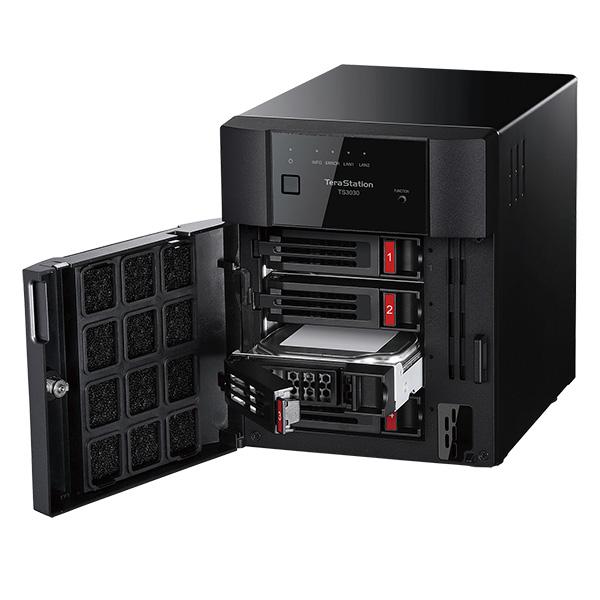 外付けハードディスク・ドライブ BUFFALO TS3410DN0804 BUFFALO（バッファロー） NAS TS3430DN0804 [TS3430DNシリーズ 4ベイ