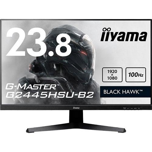 液晶ディスプレイ イーヤマ G-MASTER G2445HSU-B2 [23.8型液晶ディスプレイ/1920×1080/HDMI、DP/IPS/ノングレア/100Hz/角度調整]（Yahoo!・イートレンドヤフー店）