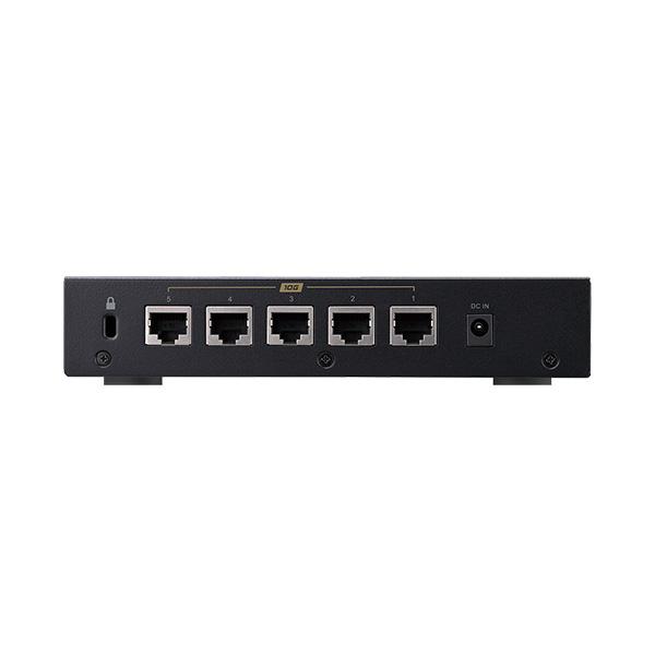 BUFFALO スイッチングハブ LXW-10G5 5ポート 10G BUFFALO（バッファロー） スイッチングハブ LXW-10G5 [10GbE 5ポート